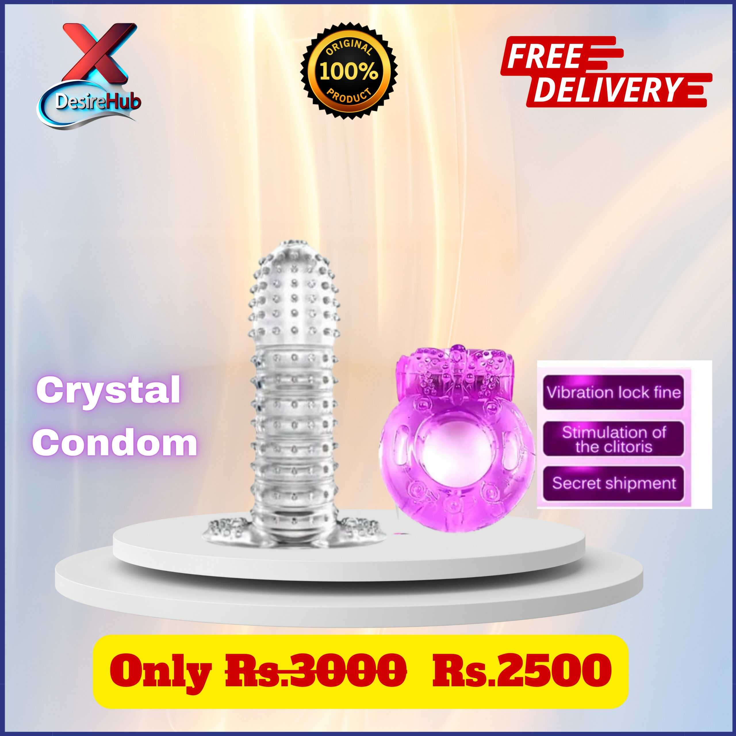 Crystal Condom + Ring